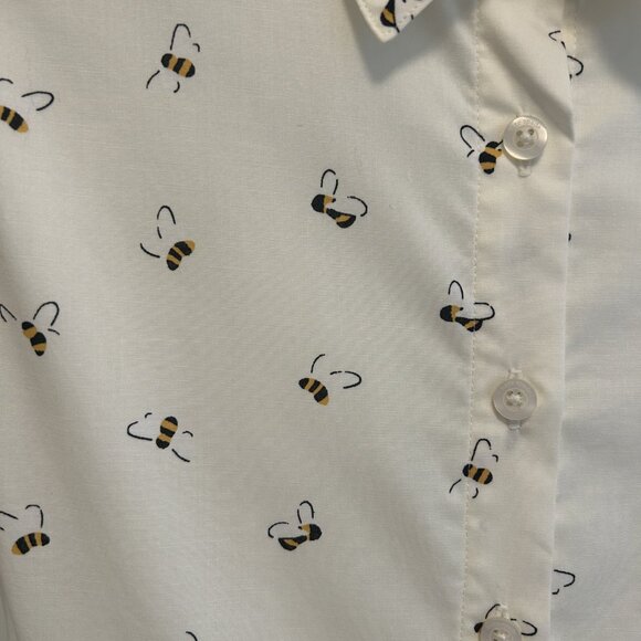 Kate Spade Honey Bee Tiered Shirt Dress Size S/4 - Picture 7 of 9